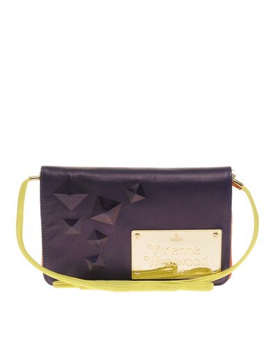 Vivienne Westwood Purple Clutch Bag