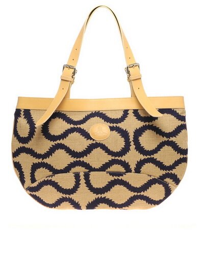 Vivienne Westwood Canvas Summer Squiggle Shopper Bag