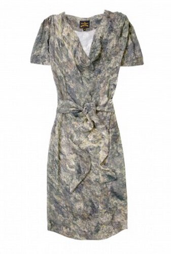 Vivienne Westwood Hop N Skip Stone Print Dress