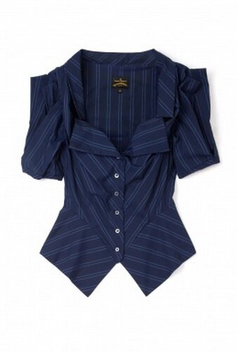 Vivienne Westwood Blue Poppy Strucrured Blouse